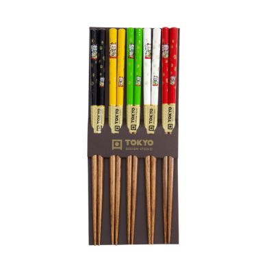 Lucky Cat A4 Chopstick Set at g-HoReCa