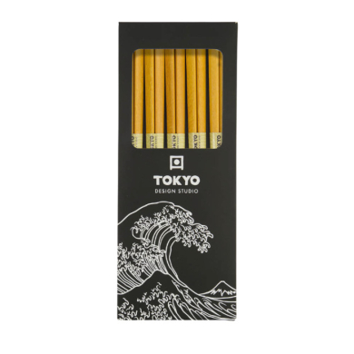 TDS, Chopstick Set, Light Wood, Kitchenware, 5 pair, 22 cm, Item No. 17935