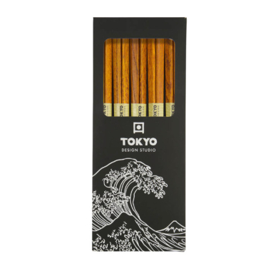 TDS, Chopstick Set, Kitchenware, 5 pair, 22.5 cm, Item No. 17937