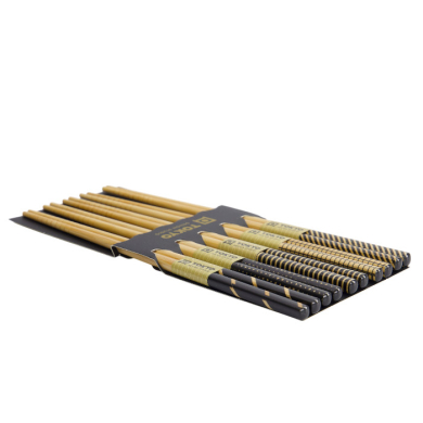 TDS, 5 Paar Essstäbchen, Black Stripe DJ, Kitchenware, 22 cm, Art.-Nr. 17938