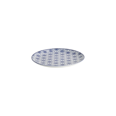 Plate Nippon Blue Stars Blue/White, Porcelain, Ø 16 × 2 cm, Item No. 17972