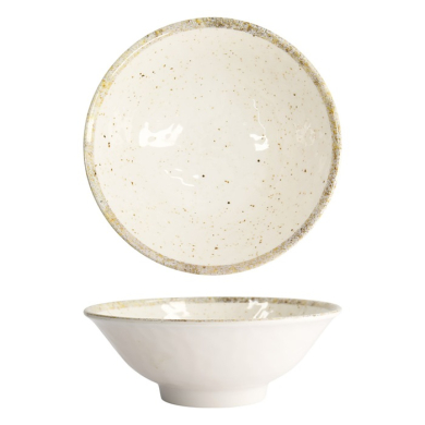 Tokyo Design Studio Ramenschale Weiß, Melamin, Ø 24,2 × 8,8 cm, 1 l