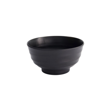 Reisschale Schwarz, Melamin, Ø 18 × 9,5 cm, 1 l, Art.-Nr. 18236