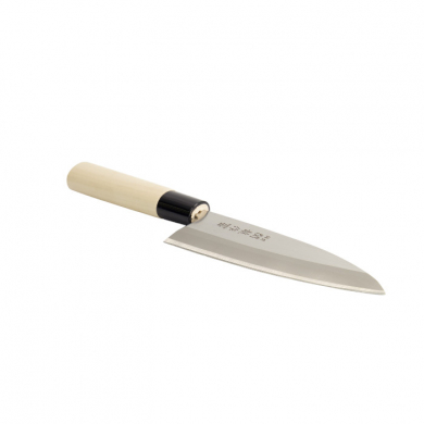 Stainless Steel Cooking Knife Deba 150mm Hammered Style at g-HoReCa (picture 4 of 5)