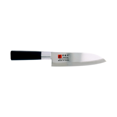Santoku-Messer (Allzweckmesser) Sekiryu, rostfreier Messerstahl, Klinge 16,5 cm, Griff aus ABS-Kunststoff
