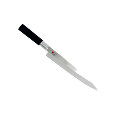 Sashimi-Messer (Filetiermesser) Sekiryu, rostfreier Messerstahl, Klinge 21 cm, Griff aus schwarzem ABS-Kunststoff, Art.-Nr. 18290