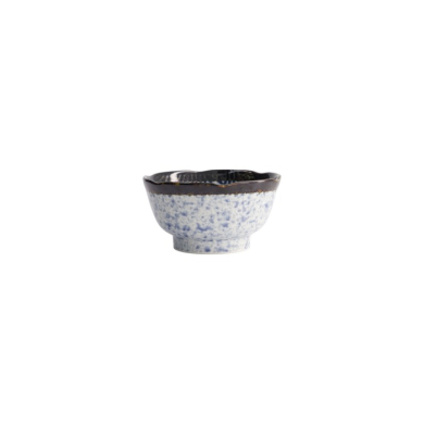 TDS, Bowl Aisai Seigaiha Blue, Stoneware, Ø 11.4 × 6 cm, 300 ml, Item No. 18575