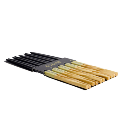 TDS, Chopstick Set, Black Twist, Kitchenware, 5 pair, 22 cm, Item No. 18618