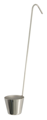 Size L Kitchen Stainless Ladle at g-HoReCa