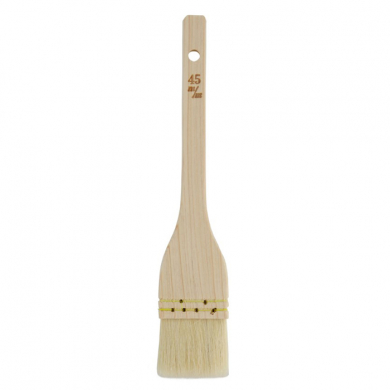 Kitchen Wooden Sauce Brush (goat hair) at g-HoReCa 