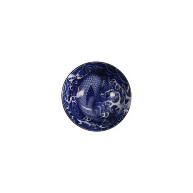 Schale Japonism Carp Blau, Porzellan, Ø 12,7 × 6,8 cm, 350 ml, Art.-Nr. 18754