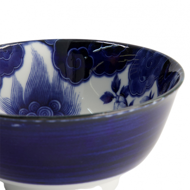 TDS, Japonism, Bowl, Blue, Ø 12.7 x 6.8 cm, Lion - Item No: 18757