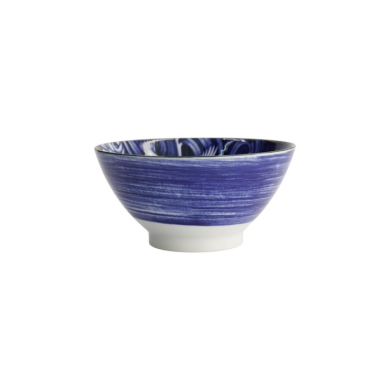 Reisschale Japonism Crane Blau, Porzellan, Ø 18 × 9 cm, 1 l, Art.-Nr. 18761