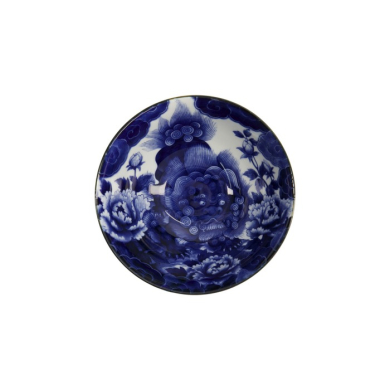 Reisschale Japonism Lion Blau, Porzellan, Ø 18 × 9 cm, 1 l, Art.-Nr. 18763