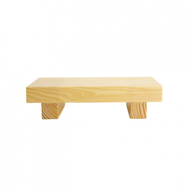 TDS, Wooden Sushi Geta, High Model, Kitchenware, 24 x 15 x 6 cm, Item No. 18836