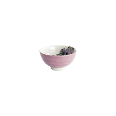 Bowl Seafood Blowfish Fugu Purple, Porcelain, Ø 11.2 × 6.2 cm, 300 ml, Item No. 18882