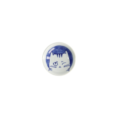 Bowl Neko Maruke White, Porcelain, Ø 10 × 2.5 cm, 100 ml, Item No. 18976