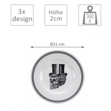 Skull Design Plate at g-HoReCa (picture 5 of 5)