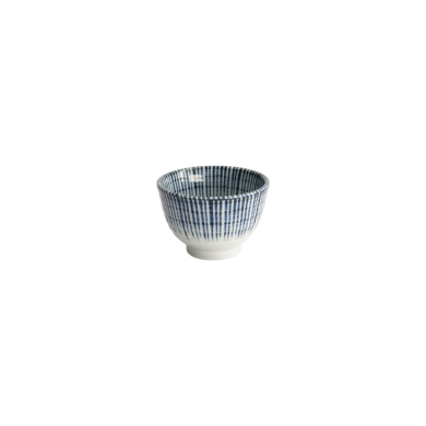 Teetasse Shin Tokusa Weiß/Blau, Porzellan, Ø 9,3 × 6,1 cm, 180 ml, Art.-Nr. 20240