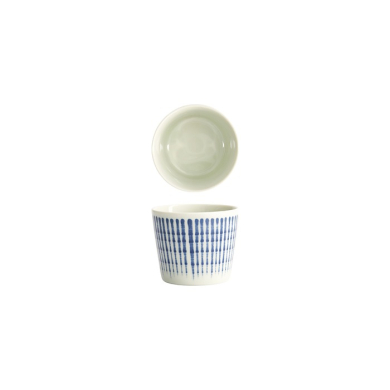Tokyo Design Studio Soba-Tasse Shin Tokusa Blau/Weiß, Porzellan, Ø 8,2 × 6,7 cm, 180 ml