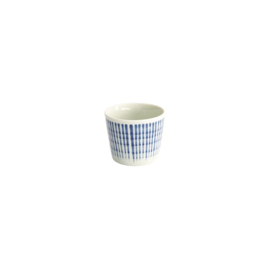 Soba-Tasse Shin Tokusa Blau/Weiß, Porzellan, Ø 8,2 × 6,7 cm, 180 ml, Art.-Nr. 20241