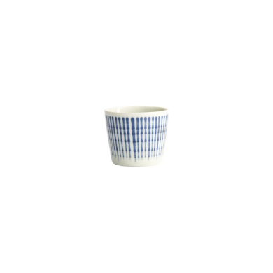 Soba-Tasse Shin Tokusa Blau/Weiß, Porzellan, Ø 8,2 × 6,7 cm, 180 ml, Art.-Nr. 20241