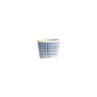 Soba-Tasse Shin Tokusa Blau/Weiß, Porzellan, Ø 8,2 × 6,7 cm, 180 ml, Art.-Nr. 20241