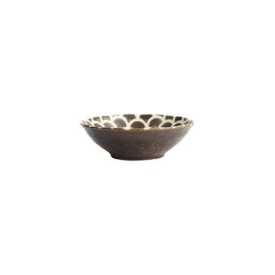 Reisschale Iga Matte Mermaid Design Braun, Steinzeug, Ø 14,5 × 4,4 cm, 250 ml, Art.-Nr. 20332