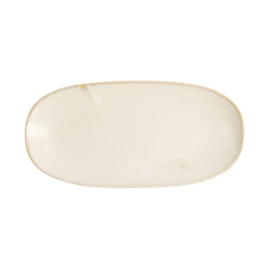Sushi-Platte Titanium Matte Weiß, Porzellan, 28,5 × 14 × 2,5 cm, Art.-Nr. 20360
