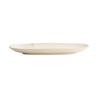 Sushi-Platte Titanium Matte Weiß, Porzellan, 28,5 × 14 × 2,5 cm, Art.-Nr. 20360