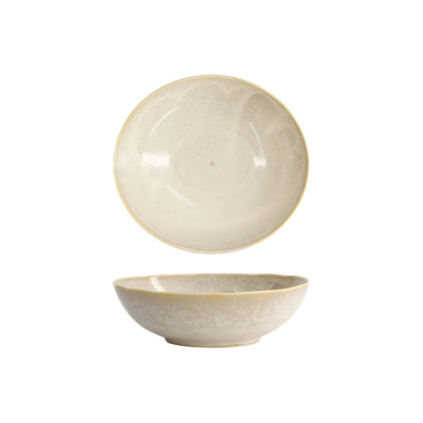 Tokyo Design Studio Reisschale Titanium Matte Weiß, Porzellan, Ø 17 × 15,3 × 5 cm, 500 ml
