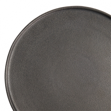 Ø 26x2.4cm Yuzu Black Round Plate with Rim  at g-HoReCa (picture 5 of 7)