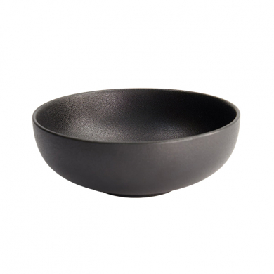 Ø 18.9x7cm 1000ml Yuzu Black Round Bowl at g-HoReCa (picture 2 of 6)