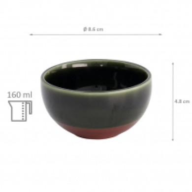 TDS, Teetasse, Sencha Oribe, Ø 8,6x4,8cm 160ml, Art.-Nr. 20657