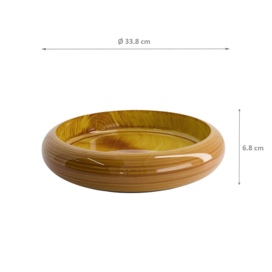 TDS, Sushi Oke, Außen 33,8x6,8cm Innen 28,4x4,7cm, Woodlook - Art Nr. 20844