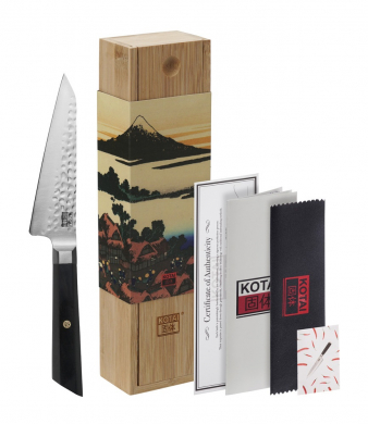 Kotai Petty Bunka Knife (universal knife) with Bamboo Box at g-HoReCa 