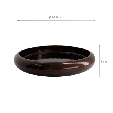 TDS, Sushi Oke, Outer 47.6x8cm Inner 40.9x5.4cm, Gold Wood - Item No. 20862