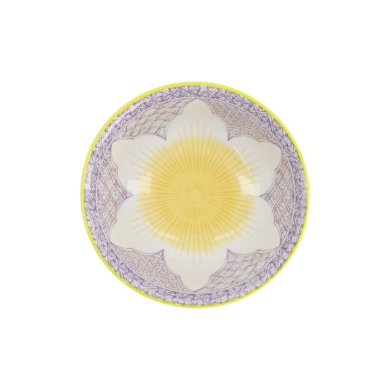 Ramenschale Lily Flower Lila, Porzellan, Ø 20,5 × 8 cm, 1,2 l, Art.-Nr. 20934