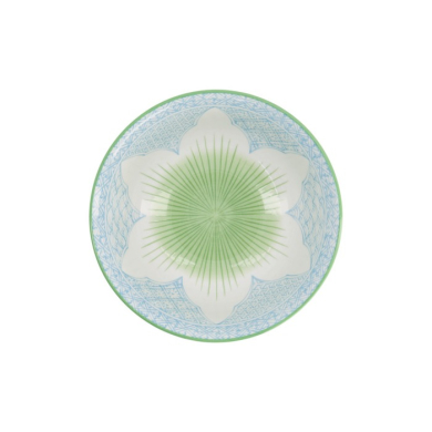 Ramenschale Lily Flower Hellblau, Porzellan, Ø 20,5 × 8 cm, 1,2 l, Art.-Nr. 20937