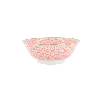 Ramen Bowl Kawaii Lucky Cat Red, Porcelain, Ø 19.7 × 7 cm, 1 l, Item No. 20953