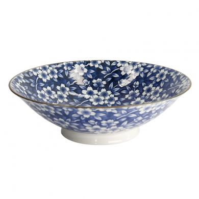 TDS, Ramen Bowl, Tokyo Blue, Mixed Bowls, Sakura, Ø 25.4 x 7.8 cm 1600 ml  - Item No. 20965