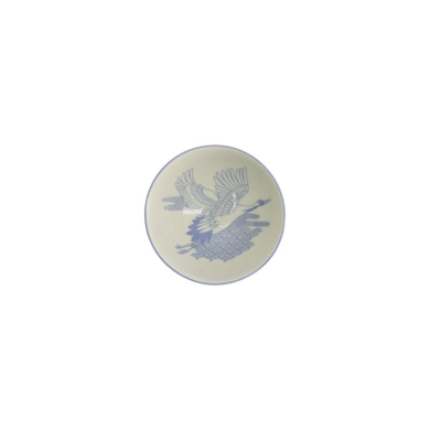 Reisschale Kawaii Crane Blau, Porzellan, Ø 11,5 × 6 cm, 300 ml, Art.-Nr. 20978