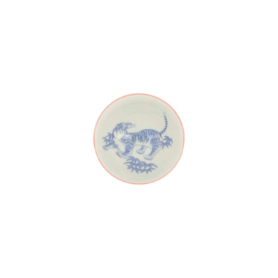 Reis-Schale, Kawaii-Tiger, Rot, Ø 11.5x6cm, 300ml - Art Nr: 20982