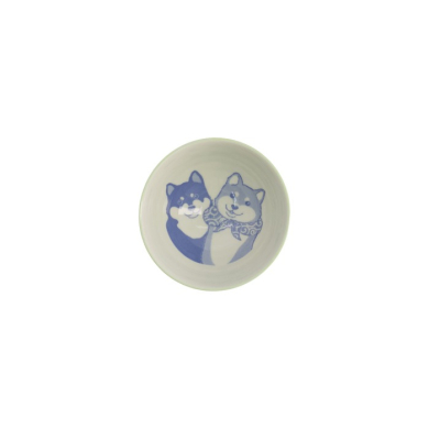 Reisschale Kawaii Shiba-Dog Grün, Porzellan, Ø 12,5 × 7 cm, 350 ml, Art.-Nr. 20985