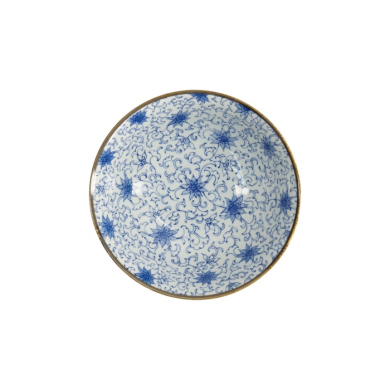 Nudelschale Japan Flower Blau/Weiß, Porzellan, Ø 19 × 7,5 cm, 1 l, Art.-Nr. 2098