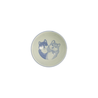 Reisschale Kawaii Shiba-Dog Blau, Porzellan, Ø 13 × 8 cm, 400 ml, Art.-Nr. 20990