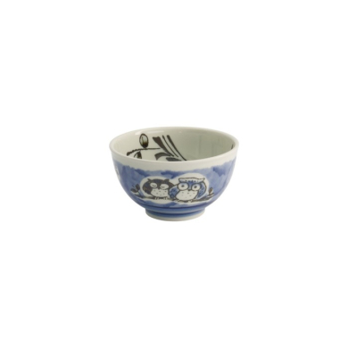 Reisschale Kawaii Owl Blau, Porzellan, Ø 13 × 8 cm, 400 ml, Art.-Nr. 20991