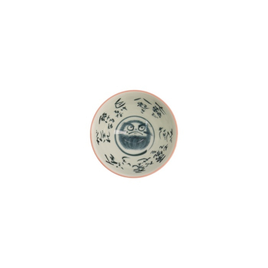 Reisschale Kawaii Daruma Rosa, Porzellan, Ø 11,5 × 6 cm, 300 ml, Art.-Nr. 21007
