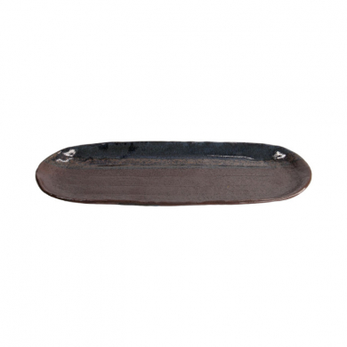 Masiko Kinyo Black Large Oval Plate at g-HoReCa (picture 1 of 3)