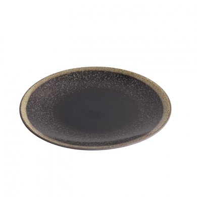 Yuteki Kosui Black Large round Plate at g-HoReCa (picture 1 of 3)